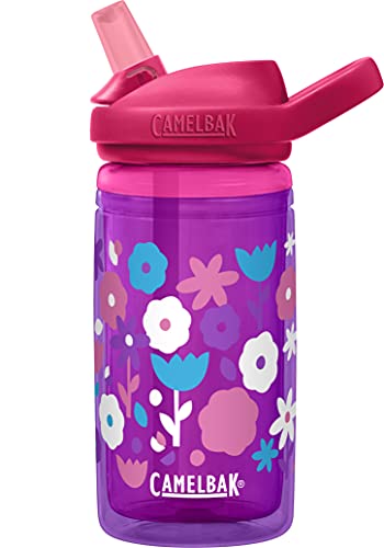 Camelbak Botellas aisladas para niños Eddy, Flower Power, 0.4 litros/14 onzas