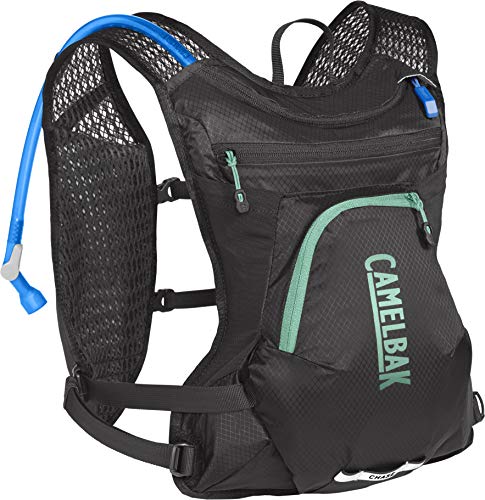 CamelBak Chase Bike Paquete de hidratación, Mujer, Negro/Menta, Talla única