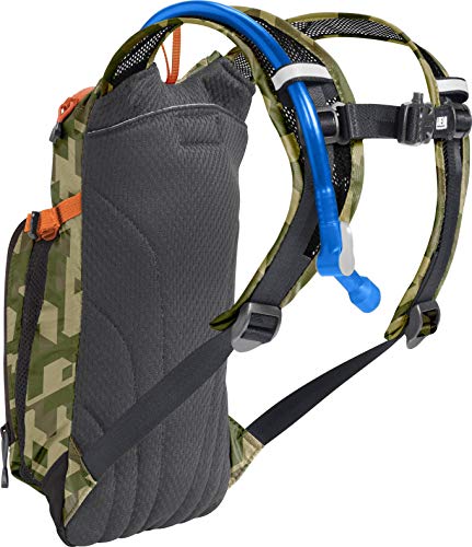 CAMELBAK Mochila de hidratación mini mula, 1,5 l, para niños, niños, niños, niñas, jóvenes, mochila escolar, agua, depósito de vejiga, tanque de ciclismo, ciclismo de montaña, accesorios para montar