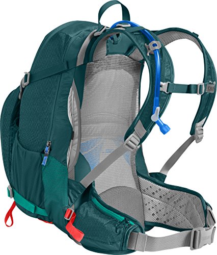 CamelBak Sundowner LR 22-Mochila de hidratación, Unisex-Adultos, Azul Oscuro/Coral, 100 oz