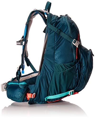 CamelBak Sundowner LR 22-Mochila de hidratación, Unisex-Adultos, Azul Oscuro/Coral, 100 oz