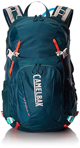 CamelBak Sundowner LR 22-Mochila de hidratación, Unisex-Adultos, Azul Oscuro/Coral, 100 oz