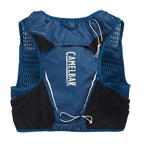 CamelBak Ultra Pro Vest Chaleco de hidratación, Unisex-Adultos, Azul Marino y Plateado, S