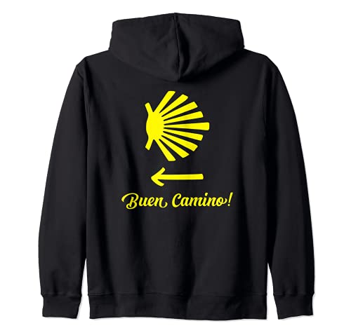 Camino de Santiago de Compostela España Caminante Regalo Sudadera con Capucha