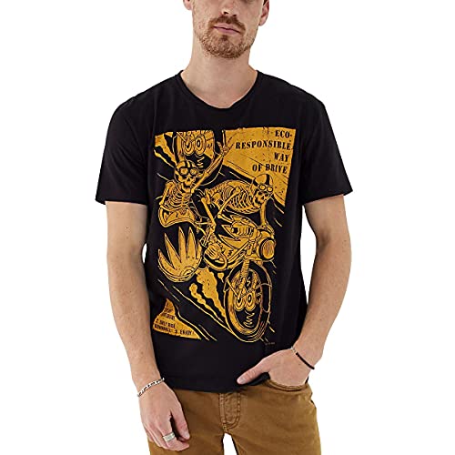 Camiseta Biker Eco, Negro , M