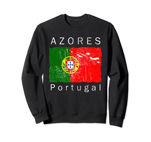 Camiseta con bandera portuguesa de las Islas Azores I Love Portugal Sudadera