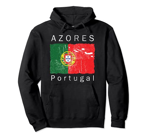 Camiseta con bandera portuguesa de las Islas Azores I Love Portugal Sudadera con Capucha