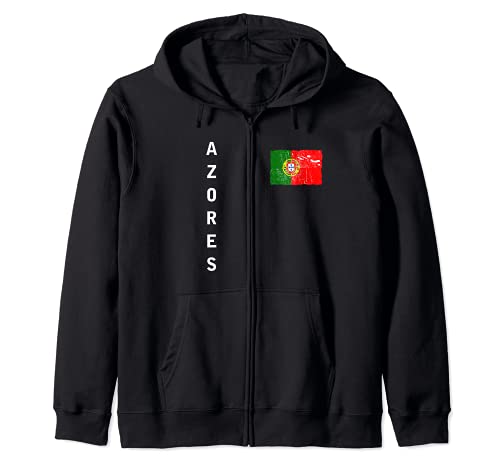 Camiseta de la bandera portuguesa de las Islas Azores I Love Portugal Regalo Sudadera con Capucha