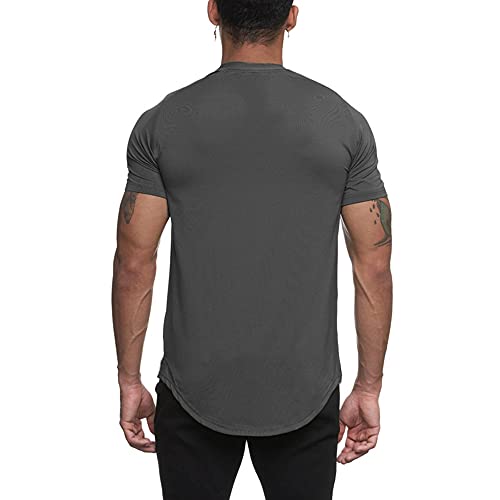 Camiseta Deportiva, Camiseta Hombre de Manga Corta Secado Rápido Ropa para Fútbol Correr Camiseta Gimnasio Transpirable y Cómoda Ropa Deportiva Hombre Camiseta