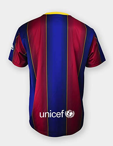 Camiseta Replica FC. Barcelona 1ª EQ Temporada 2020-21 - Producto con Licencia - Dorsal 22 Ansu Fati - 100% Poliéster - Talla XXL