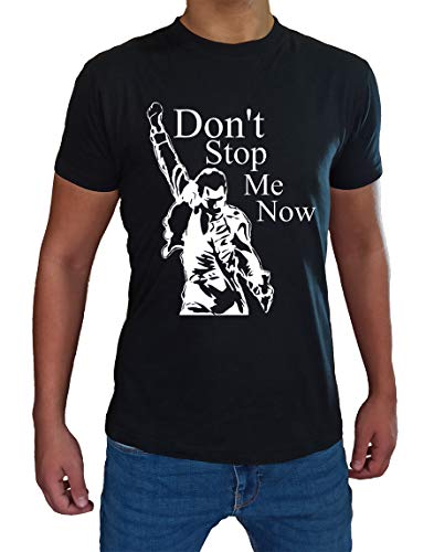Camiseta Rock Fan Art Hombre Niño Don't Stop Me Now Grupos de Rock, Hombre - XL