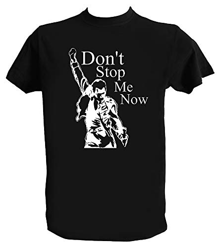 Camiseta Rock Fan Art Hombre Niño Don't Stop Me Now Grupos de Rock, Hombre - XL