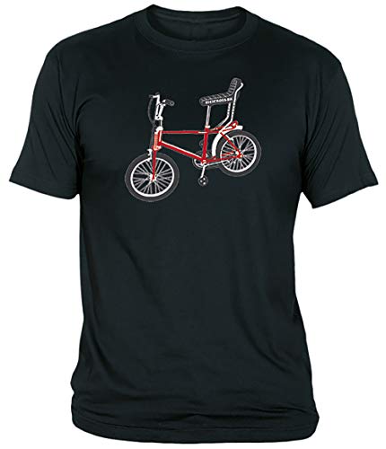 Camisetas EGB Camiseta Bicicross Adulto/niño ochenteras 80´s Retro (Negro, 3XL)