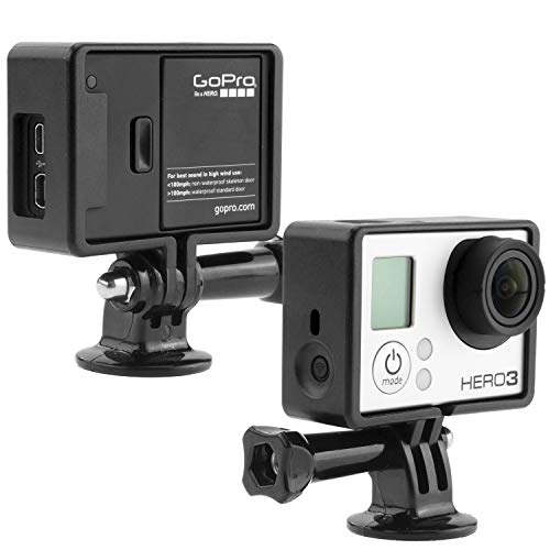 CamKix Montaje de Marco para GoPro – Compatible con GoPro Hero 4/3/3+ Camara - USB, HDMI, y SD Tragamonedas Totalmente Accesible – Ligera y Compacto para el Hogar y para Camara de Accion