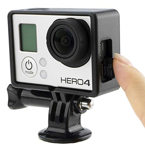 CamKix Montaje de Marco para GoPro – Compatible con GoPro Hero 4/3/3+ Camara - USB, HDMI, y SD Tragamonedas Totalmente Accesible – Ligera y Compacto para el Hogar y para Camara de Accion