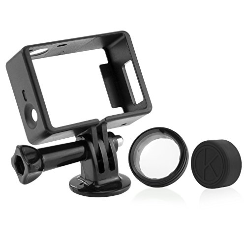 CamKix Montaje de Marco para GoPro – Compatible con GoPro Hero 4/3/3+ Camara - USB, HDMI, y SD Tragamonedas Totalmente Accesible – Ligera y Compacto para el Hogar y para Camara de Accion