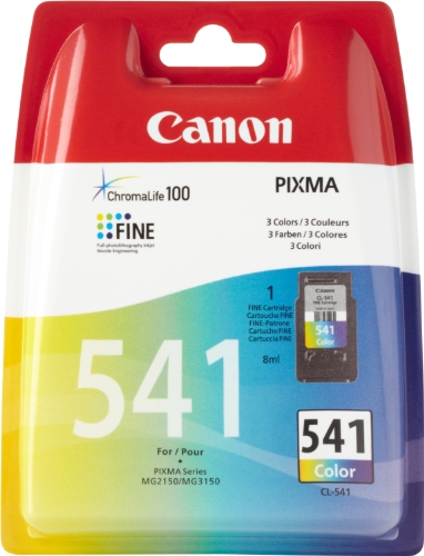 Canon PG-540XL Cartucho de tinta original Negro XL + CL-541 Cartucho de tinta original Tricolor para Impresora de Inyeccion de tinta Pixma