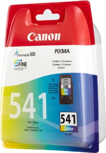 Canon PG-540XL Cartucho de tinta original Negro XL + CL-541 Cartucho de tinta original Tricolor para Impresora de Inyeccion de tinta Pixma