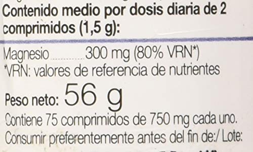 Carbonato Magnesio 75 comprimidos de Ana Maria Lajusticia