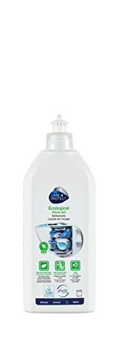 CARE + PROTECT Abrillantador Ecológico para Lavavajillas, Hipoalergénico, sin Colorantes ni Fosfatos, 500 ml