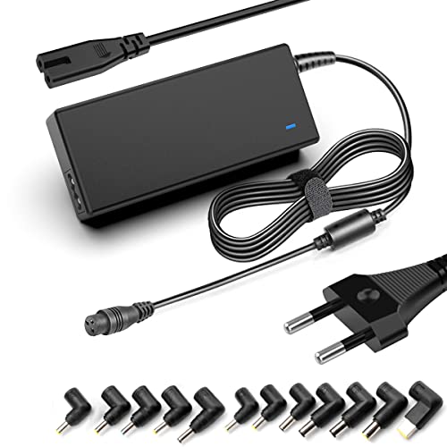 Cargador Universal para Laptop De 90W Adaptador De Corriente Alterna De Voltaje Automático De 15V-20V, Adecuado para Laptop HP DELL Toshiba IBM Lenovo Acer Samsung Sony Chromebook Tablet PC