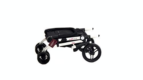 CARLETT - Carro de la Compra de 4 Ruedas Plegable con Bolsa Isotérmica de 11L de Capacidad | Carrito de Gran Capacidad de 65L/32kg con Manillar Regulable y Freno de Seguridad | Modelo Lett470 | Negro