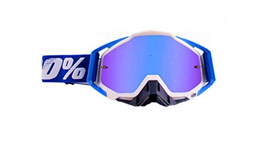 Carolilly - Gafas de motocross para motocicleta, gafas de esquí, gafas de snowboard para hombres y mujeres, con aislamiento antivaho, resistente al viento, a prueba de polvo