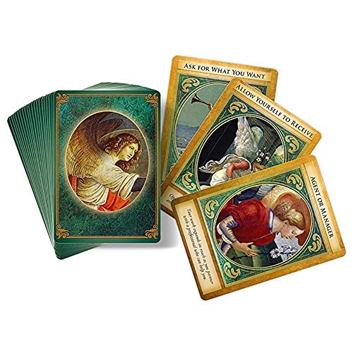 Cartas de Oráculo del Arcángel Gabriel,Archangel Gabriel Oracle Cards,with Bag,Firend Game