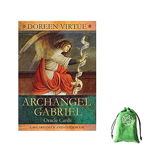 Cartas de Oráculo del Arcángel Gabriel,Archangel Gabriel Oracle Cards,with Bag,Firend Game