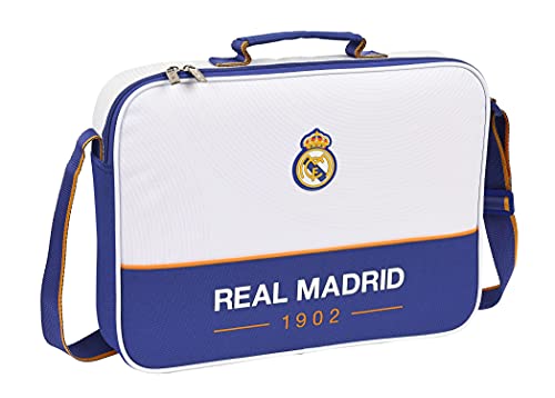 Cartera Extraescolares de Real Madrid 1ª Equipación 21/22, 380x60x280 mm