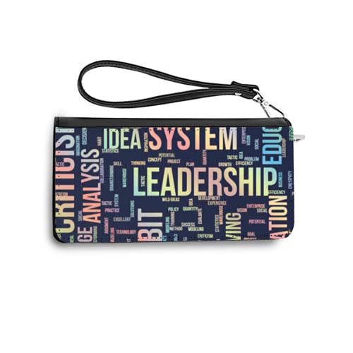 Carteras de Mujer Monedero Largo de Cuero Business Conceptual Colorful Word Clouds for Web Page Graphic Design Texture Catalog Wallpaper or baPU de Moda Cartera con Tarjetero para Mujer Organizar One