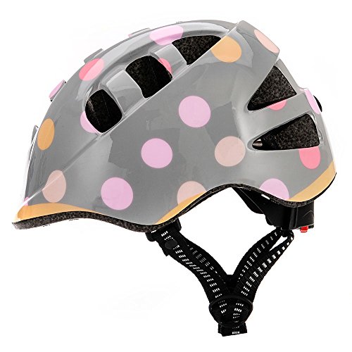 Casco Bicicleta Casco Biciclea Casco Bici Casco de Bicicleta para niños y jóvenes Casco MTB Carretera Ciclismo Skate Bicicleta patineta Patines monopatines MA-2 (M(52-56cm), Dots)