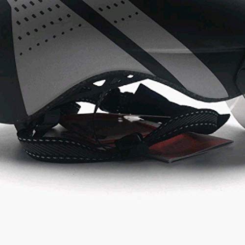 Casco Bicicleta Casco contrarreloj Ciclismo Casco para Hombres Mujeres Gafas Carrera Casco de Bicicleta de Carretera con Equipo de Bicicleta de Lente L blackgray1lens