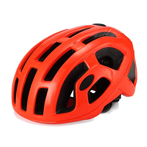 Casco Bicicleta Casco Hombres Mate neumática día de Carrera Casco Profesional MTB Casco Racing Ultralight Ciclismo con Seguridad Cap Helmets Orange