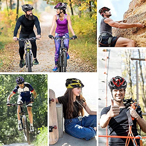Casco de bicicleta, Casco de Bicicleta de Montaña Casco de bicicleta para Adultos Ajustable con Visera Extraíble para Bicicleta City Specialized Casco de Bicicleta Todoterreno para Hombres y Mujeres