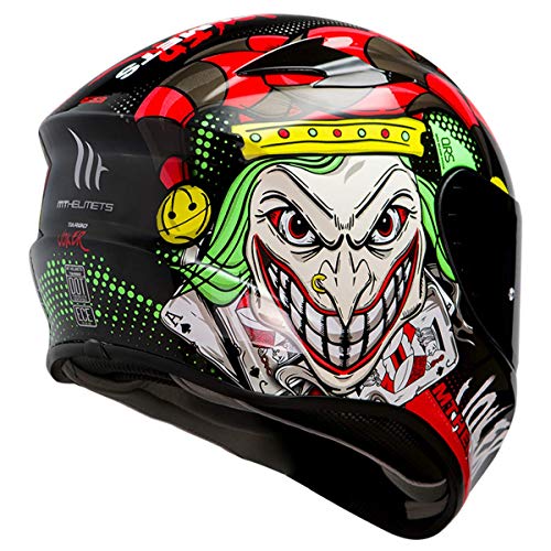 CASCO MT TARGO JOKER A1 NEGRO BRILLO (M)