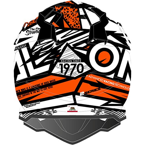 Casco para motocross de Oneal 2 Series Synthy Youth, Orange White, Small