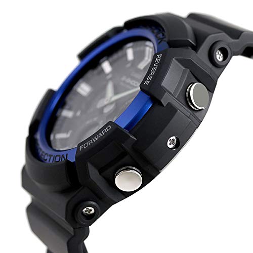 Casio G-SHOCK Reloj Analógico-Digital, Reloj radiocontrolado y solar, 20 BAR, Azul/Negro, para Hombre, GAW-100B-1A2ER