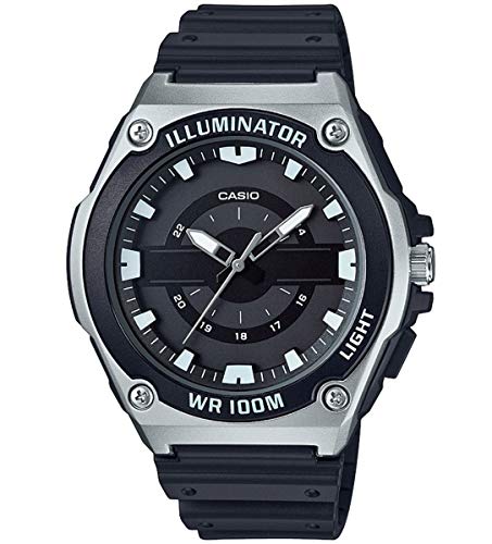 Casio Reloj Analógico para Hombre de Cuarzo con Correa en Resina MWC-100H-1AVEF