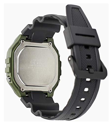 Casio Reloj Digital para Hombre de Cuarzo con Correa en Resina W-218H-3AVEF