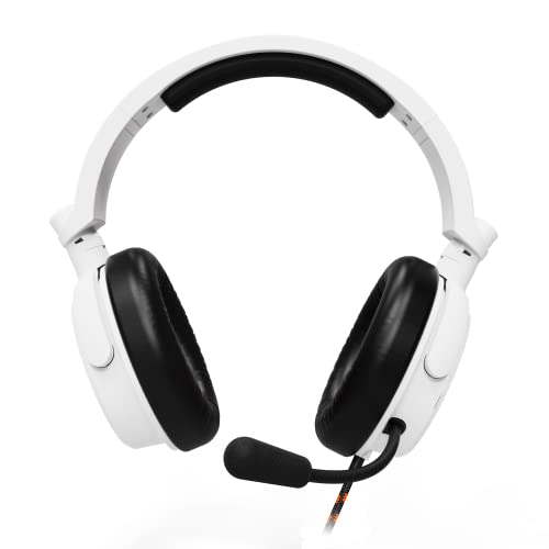 Casque Gaming filaire Stealth C6-100 Blanc et orange