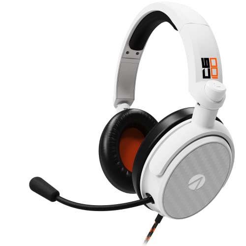 Casque Gaming filaire Stealth C6-100 Blanc et orange