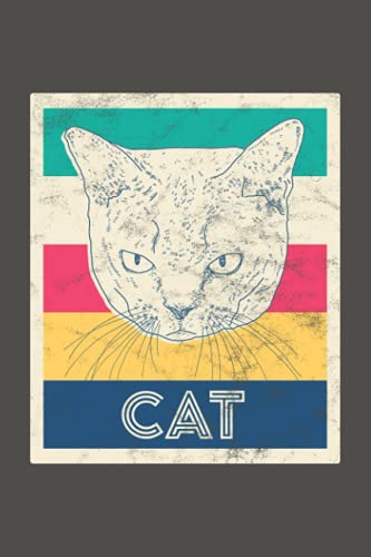 Cat: Dot Grid Journal Notebook (6x9 inches) with 120 Pages