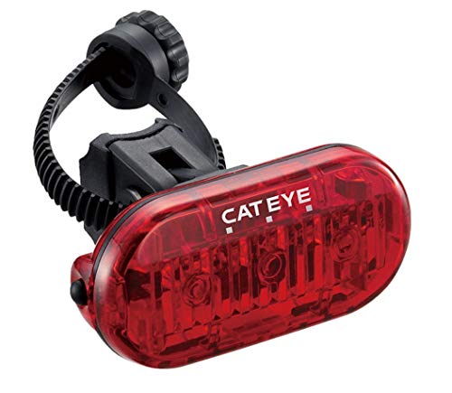 CAT EYE, HL-EL135 Faro y Omni 3 Luz Trasera Luz LED Set para Bicicletas