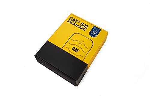 CAT S42 Smartphone (13,97cm (5,5") Pantalla HD+, 32 GB de Memoria Interna (Ampliable a 128 GB) y 3 GB de RAM, Dual-SIM, Android 10) - Edición Exclusiva para Amazon, Incl Adaptador de Coche 12V, Negro