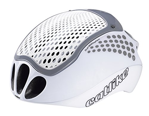 Catlike Cloud 352-2017 Casco de Ciclismo, Unisex Adulto, Blanco, L (60-62 cm)