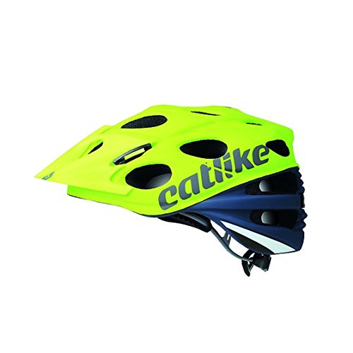 Catlike Leaf 2C Casco de Ciclismo, Unisex Adulto, Gris/Verde (Lima), L/58-60