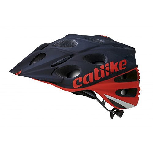 Catlike Leaf 2C Casco de Ciclismo, Unisex Adulto, Rojo Negro, L/58-60