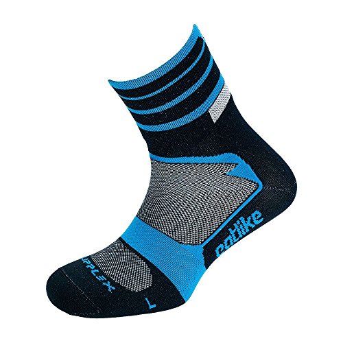 Catlike Supplex MTB Reflector Calcetines Ciclismo, Unisex Adulto, Azul/Negro, L (Números 43-47)