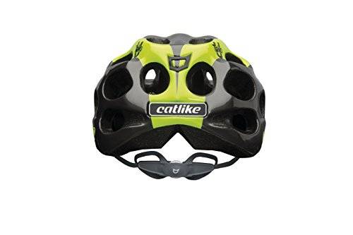 Catlike Tako Urban Casco de Ciclismo, Unisex Adulto, Gris/Amarillo (flúor), M/54-57